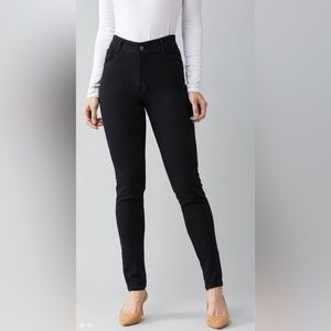 Dolce Crudo black skinny mid rise jeans
